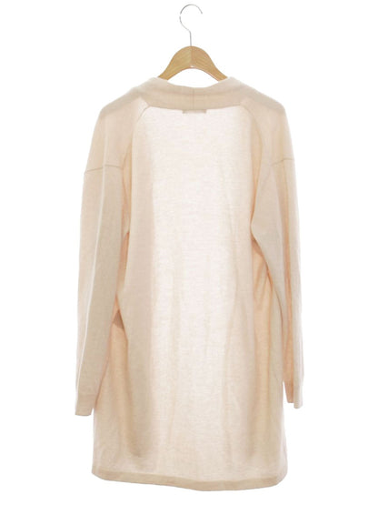 セオリーリュクス 03-8303762-310-038 カーディガン 38 ベージュ カシミヤ ミディアム ITUWN14IAHM0