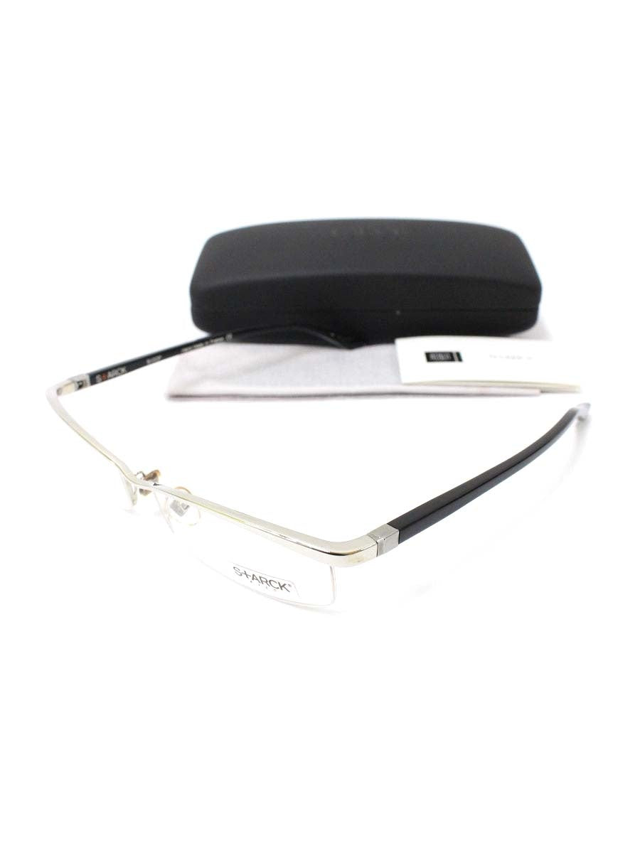 スタルクアイズ PL0001 メガネフレーム シルバー 0024カラー コンビフレーム スクエア ITPPE1OSR3CL