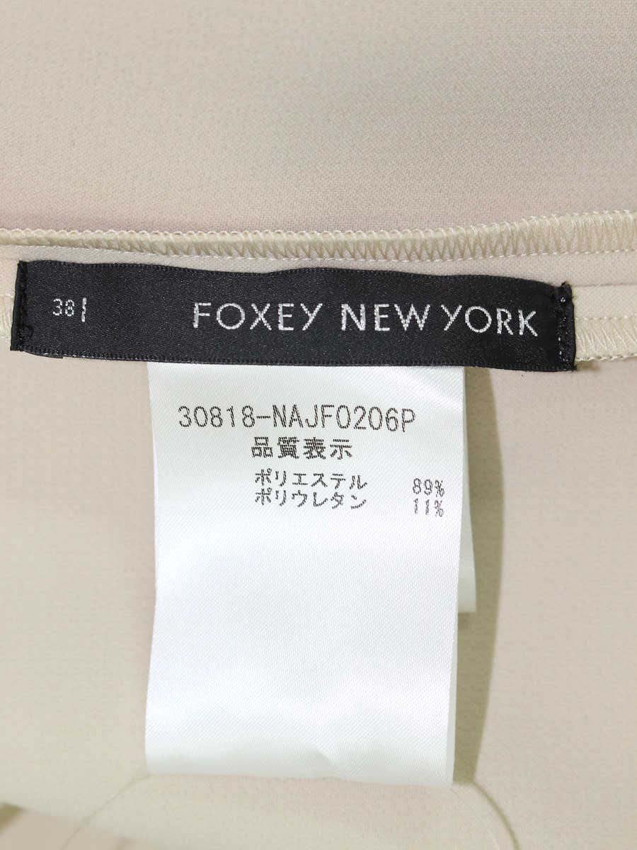 フォクシーニューヨーク 30818 ジャケット 38 ベージュ ノー