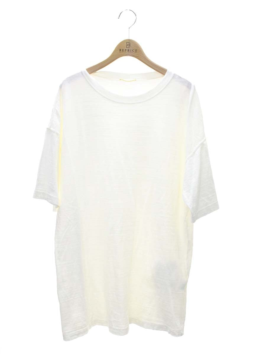 ドゥーズィエムクラス 21-070-500-7181-1-0 Tシャツ ホワイト ダメージ加工 ITSX7CC2Z4DI