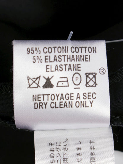 ポールカ 713EAC ワンピース 38 ブラック Vネック リボン タックフレア ITBYLRSXRNGM 【SALE】