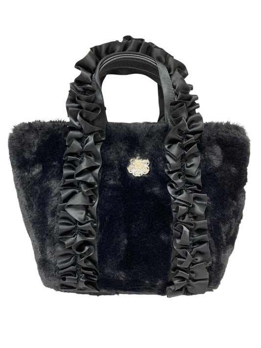エムズグレイシー Fake Fur Bag 894535 ハンドバッグ ブラック フェイクファー ITAFJL5A0NJG