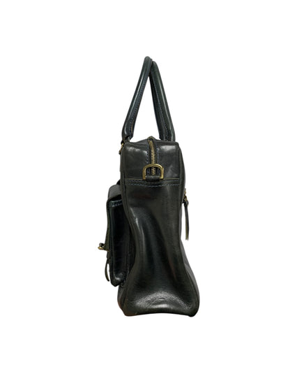 サンダスト モルペウス ブリーフケース ネイビー ビジネスバッグ レザー IT8DG6O6N328