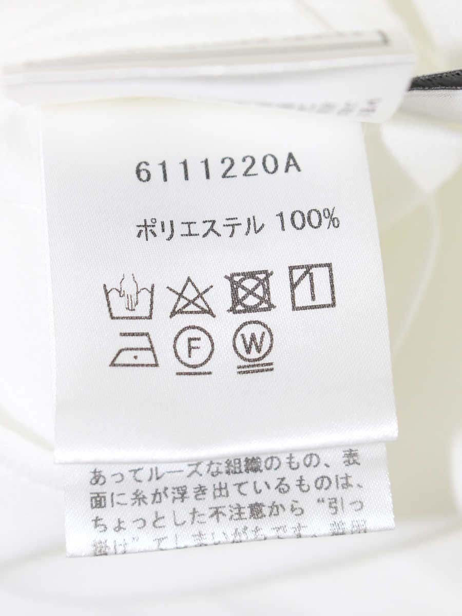 ルネ シャーリングハーフスリーブ ブラウス 6111220 36 ホワイト ITL2UZTANDAC