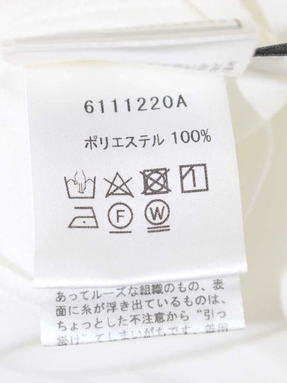 ルネ シャーリングハーフスリーブ ブラウス 6111220 36 ホワイト ITL2UZTANDAC