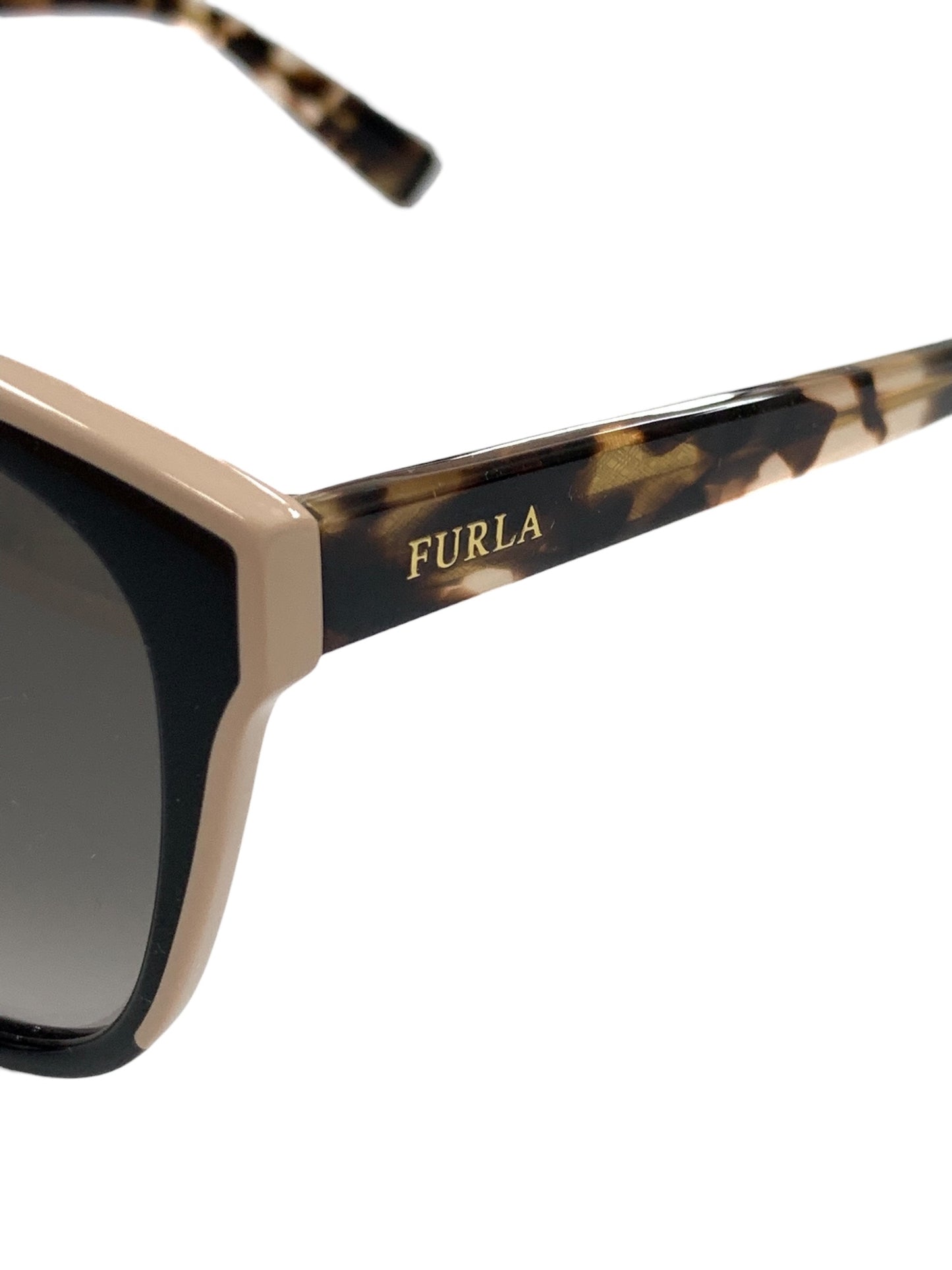 フルラ SFU136 サングラス ブラック セルフレーム フルリム ウェリントン ITG8LAPGXSEE