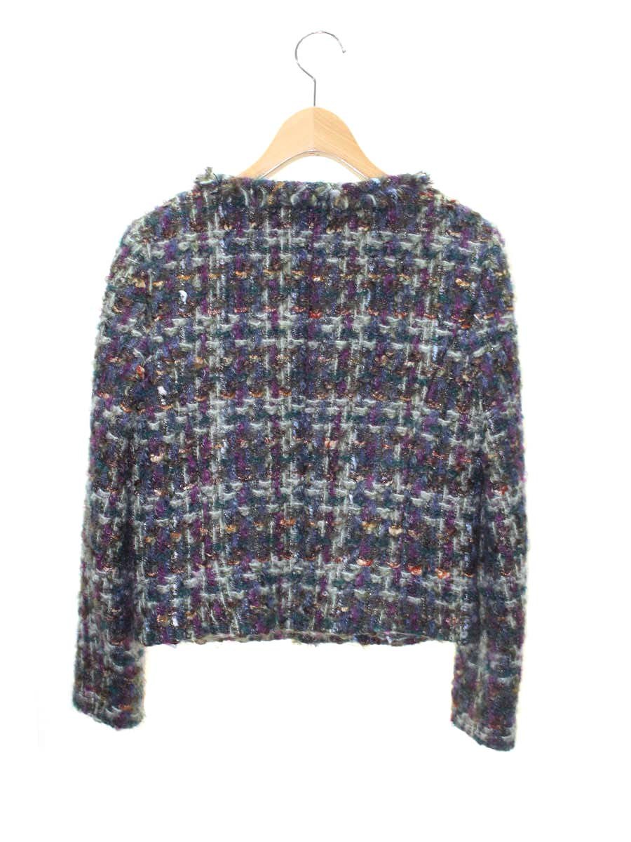 アナイ 10527-13-86-360 ノーカラージャケット 36 マルチカラー ツイード Jules TOURNIER ITWZISKKG74G