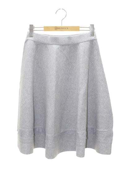 トゥービーシック W5S10-227-06 ニットスカート 40 グレー レース ITAKPJZEC709