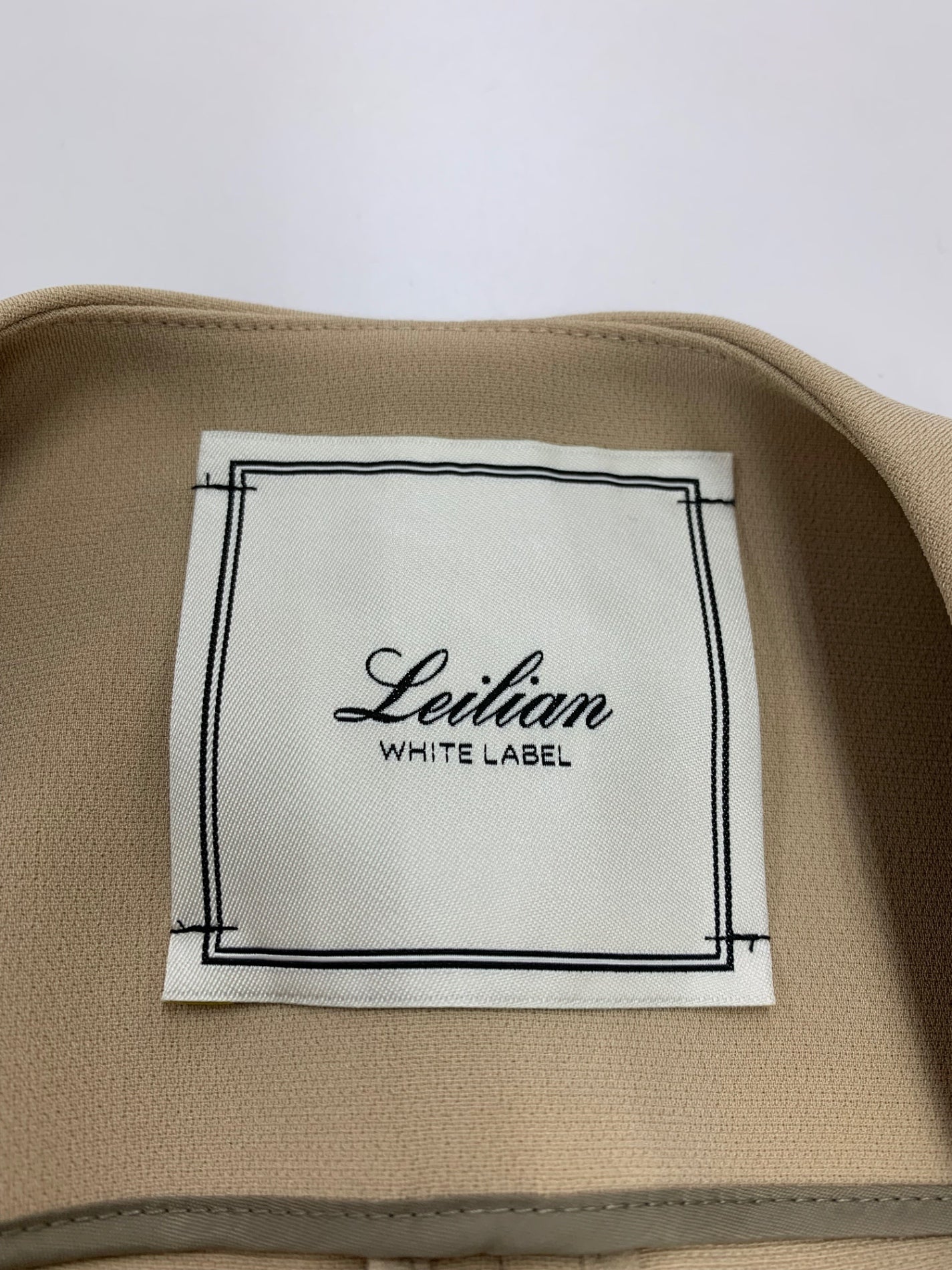 レリアン WHITE LABEL IV-045474 WB24-50517 テーラードジャケット 9 ベージュ ITUC6U4VJLQ0