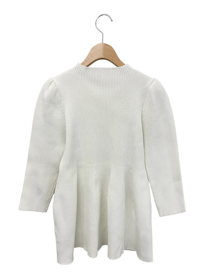 セルフォード CWNT234126 ニットセーター 36 ホワイト ペプラム ITGBUN9FXEZS