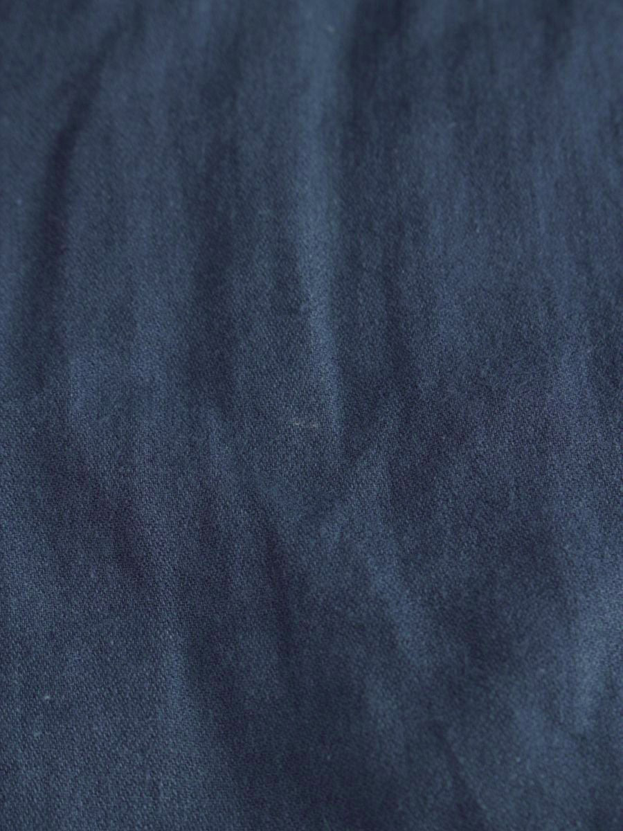 カレンソロジー CL209003ER シャツワンピース 36 ネイビー リネン混 パフスリーブ ITL25WB68IGU