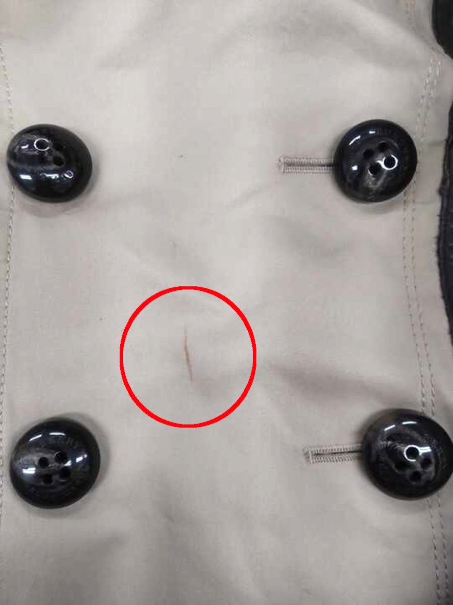 バーバリーブルーレーベル FRF10-629-40 トレンチコート 38 ベージュ IT3C3R4ARR0C