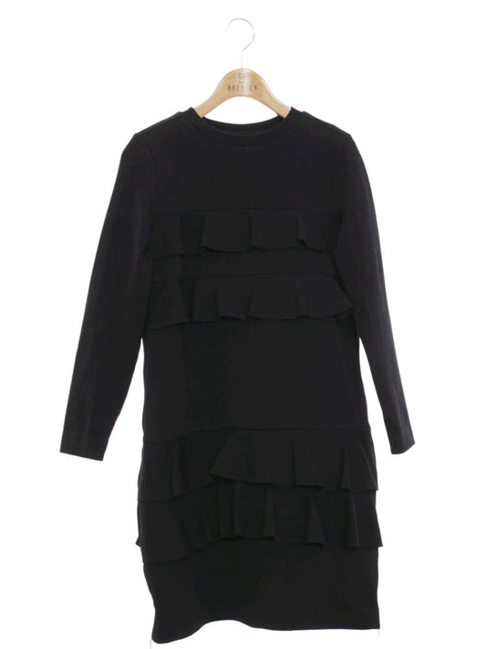 チェスティ 2wayフリルスウェットワンピース 20J503 0 ブラック ITL58X9RJU0S