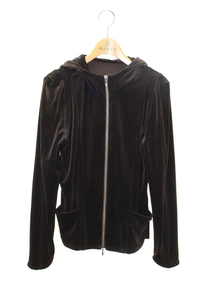 ベロアノワール by フォクシーニューヨーク パワーショルダー 33177 パーカー 42 ブラウン ベロア ITI8DUQIW96S