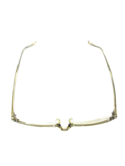 フォーナインズ E-16 メガネ カーキグリーン クリア フルリム スクエア ITSQ3BXQAN15