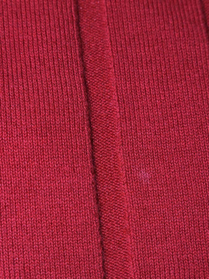 エムズグレイシー 018343 ニット 40 レッド ウエストリボン IT5YELGQY49C