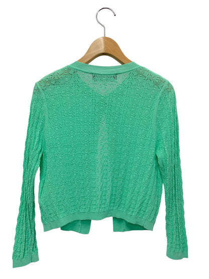 エムズグレイシー レーシー調カーディガン 418334 38 グリーン レース ITLR0MYVC3P1