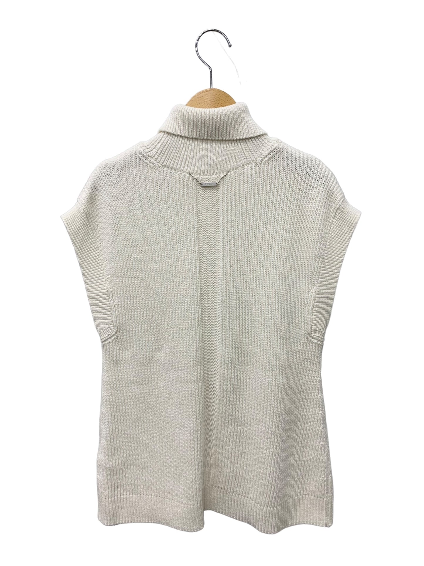 フォクシーブティック KNIT TOP OL’ENE 43811 38 ホワイト ニットトップス ITG8O9KYJ2ZB