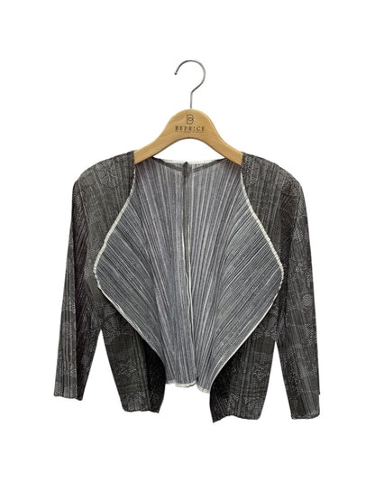 プリーツプリーズイッセイミヤケ PP16-JO724 トップス 3 グリーン 総柄 ITQGOK1MND1O 【SALE】