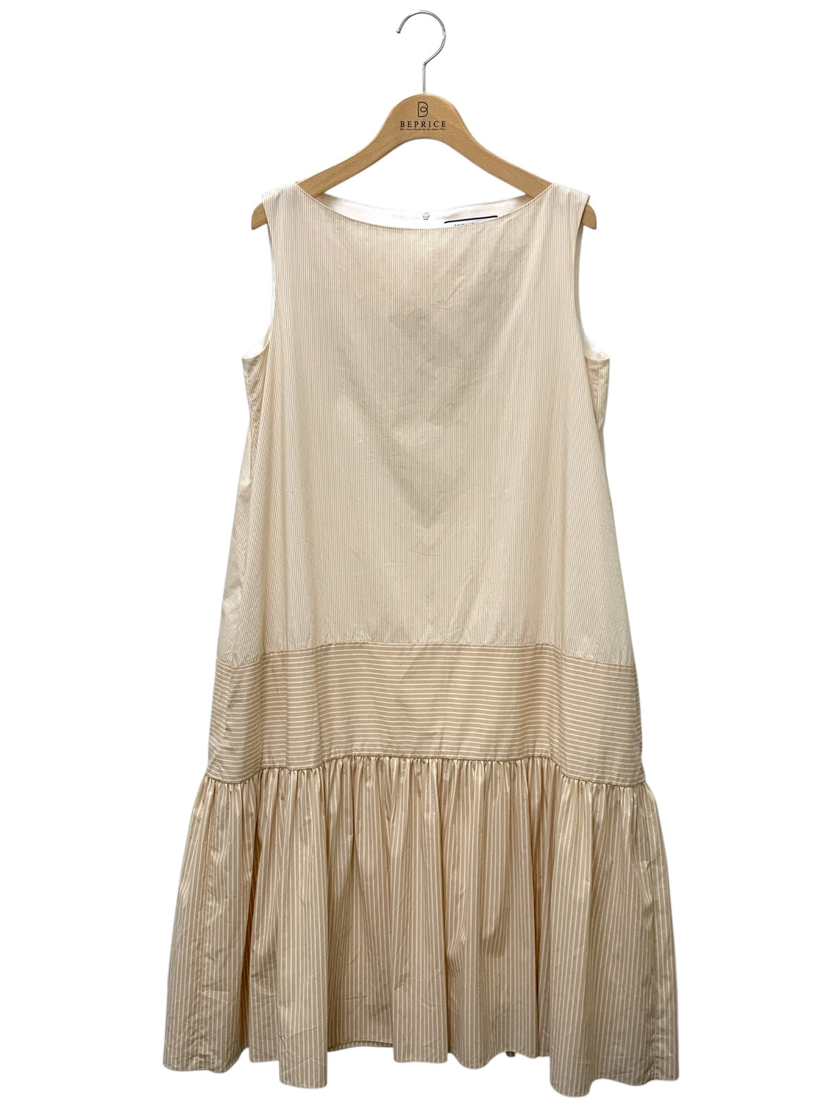 フォクシーニューヨーク Marina Sandress 42152 ワンピース 40 ベージュ IT0QIDCHDX10