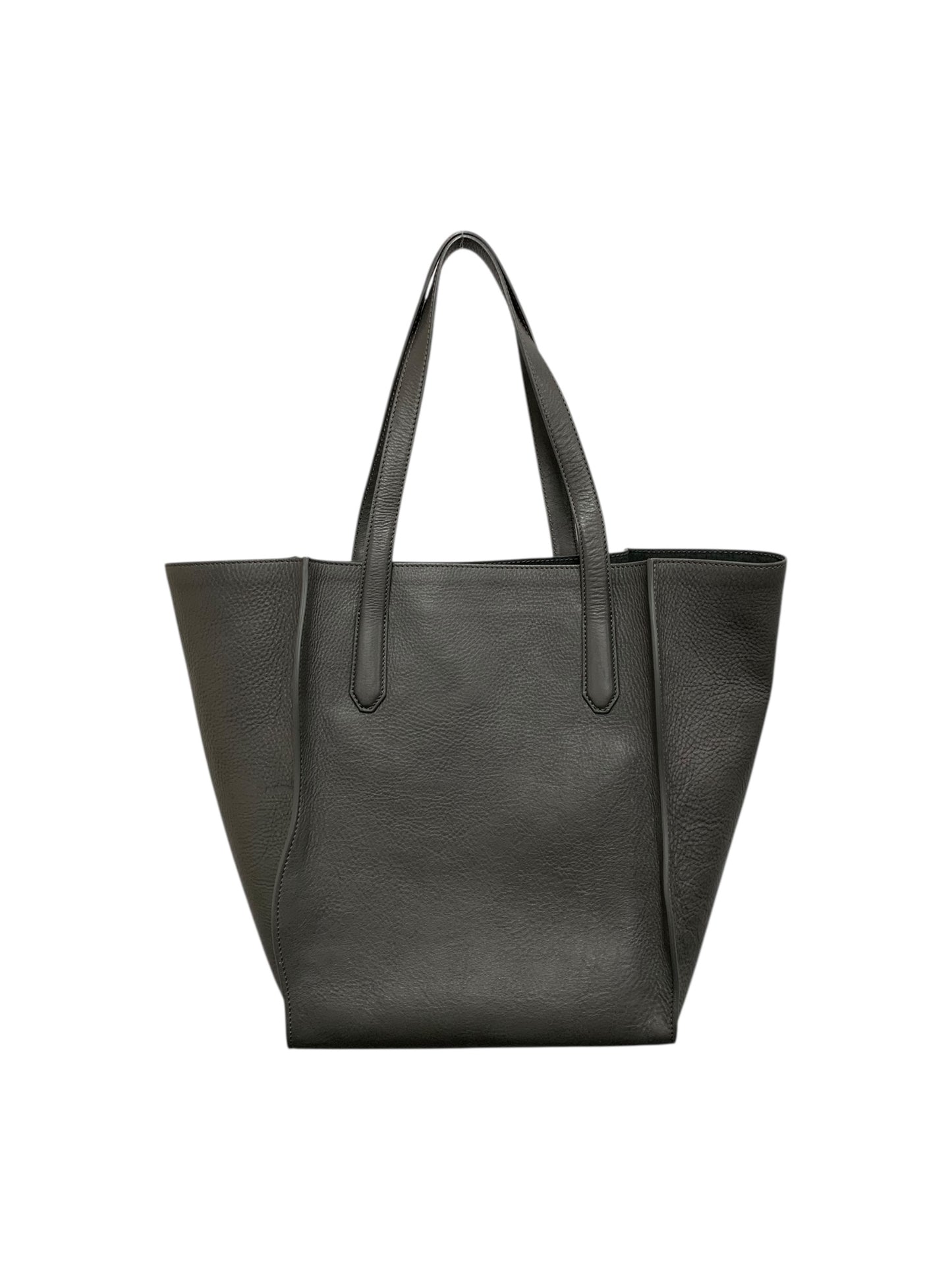 ヒロフ トートバッグ グレー レザー ITQHK249R1J0