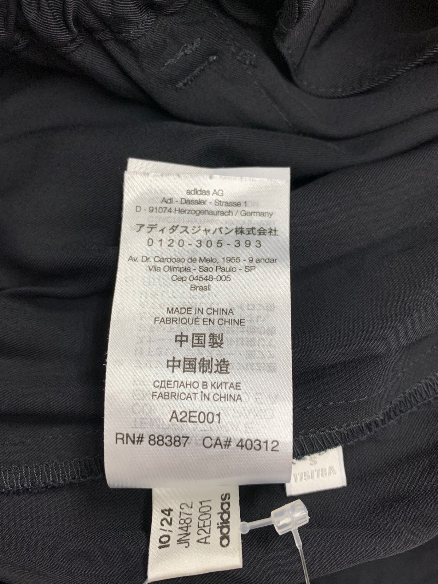 ワイスリー RAYON TWILL PANTS JN4872 カーゴパンツ S ブラック ITXRX70N2T5F