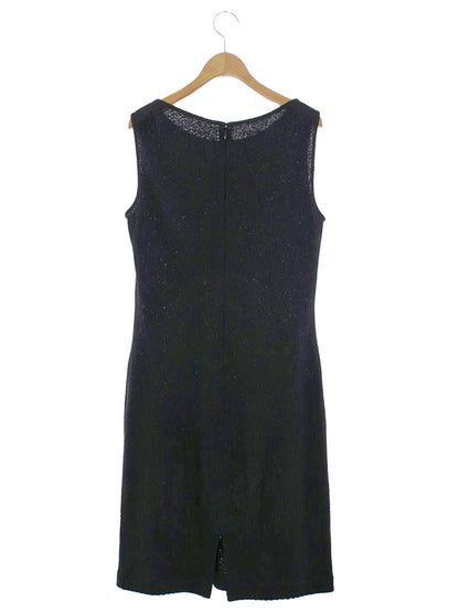 セントジョン ワンピース 8 ブラック ウール混 ブークレ ITGT2U3L17EW 【SALE】