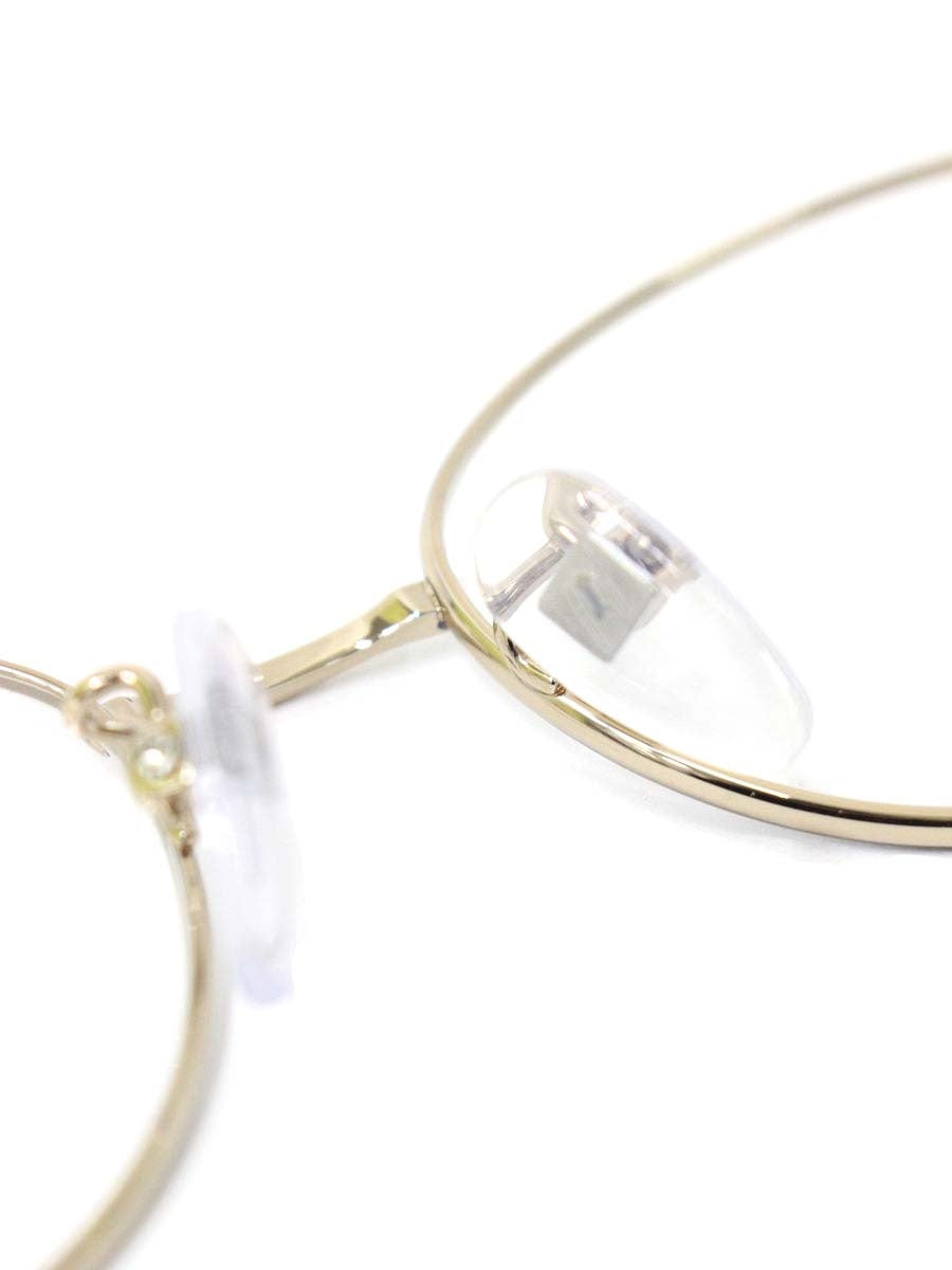 ゴールドファイル GPE-5034 メガネ ネイビー/ゴールド コンビフレーム  フルリム スクエア ITWRCKTI2VCG