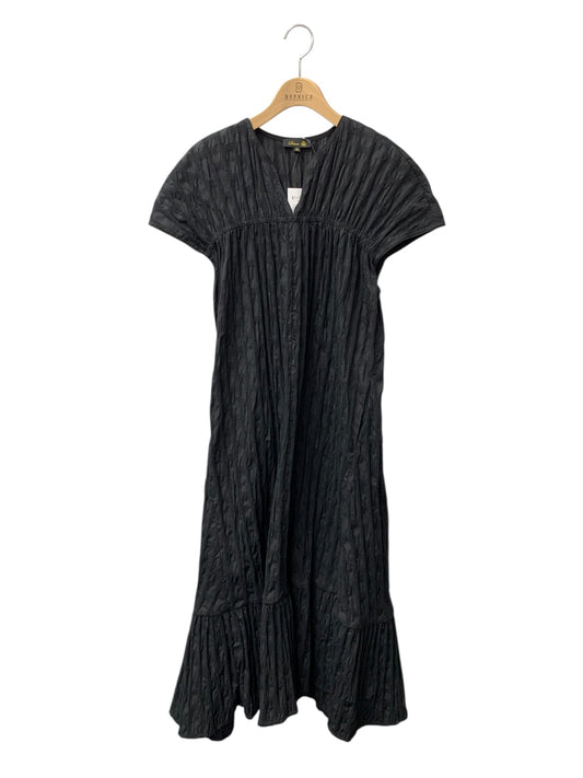 ドゥロワー 6526-299-1532 ワンピース 38 ブラック ギャザー フレア ITO3YFTLBSEY 【SALE】