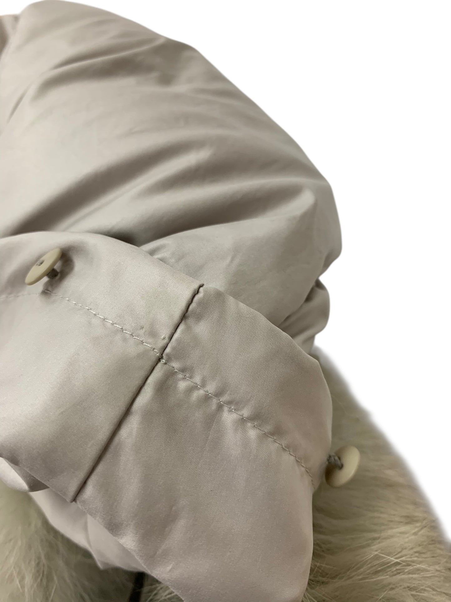 ヴァニラコンフュージョン ダウンコート RFLW0901 ブルーフォックスファー付き 38 グレー IT490SRJJZSU