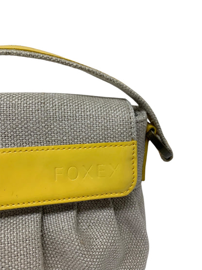 フォクシーブティック ミニバッグ ベージュ エナメル リネン IT9GCDT0SMS2