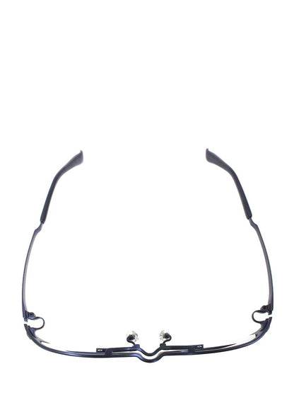 フォーナインズ S-820T メガネ ダークブルーマット スクエア メタルフレーム col.7 ITJFYAJH2HMM