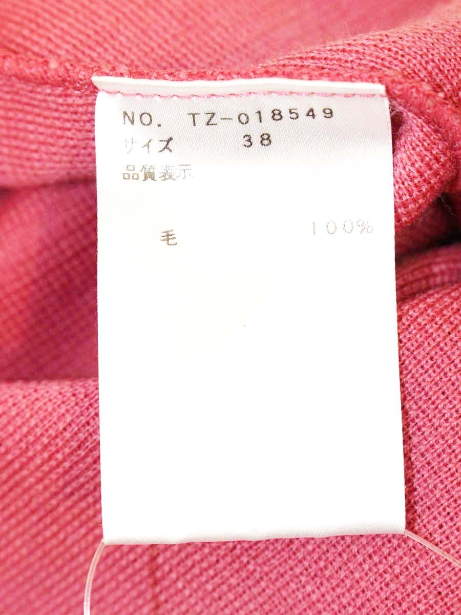 エムズグレイシー 018549 ニット 38 ピンク ショルダーリボン IT68R41DUNPV