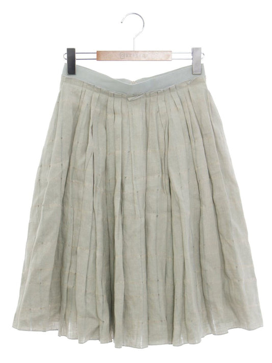 フォクシーブティック Skirt 39555 スカート 38 ブルー/ベージュ SP品 IT1L3BZBNMMZ