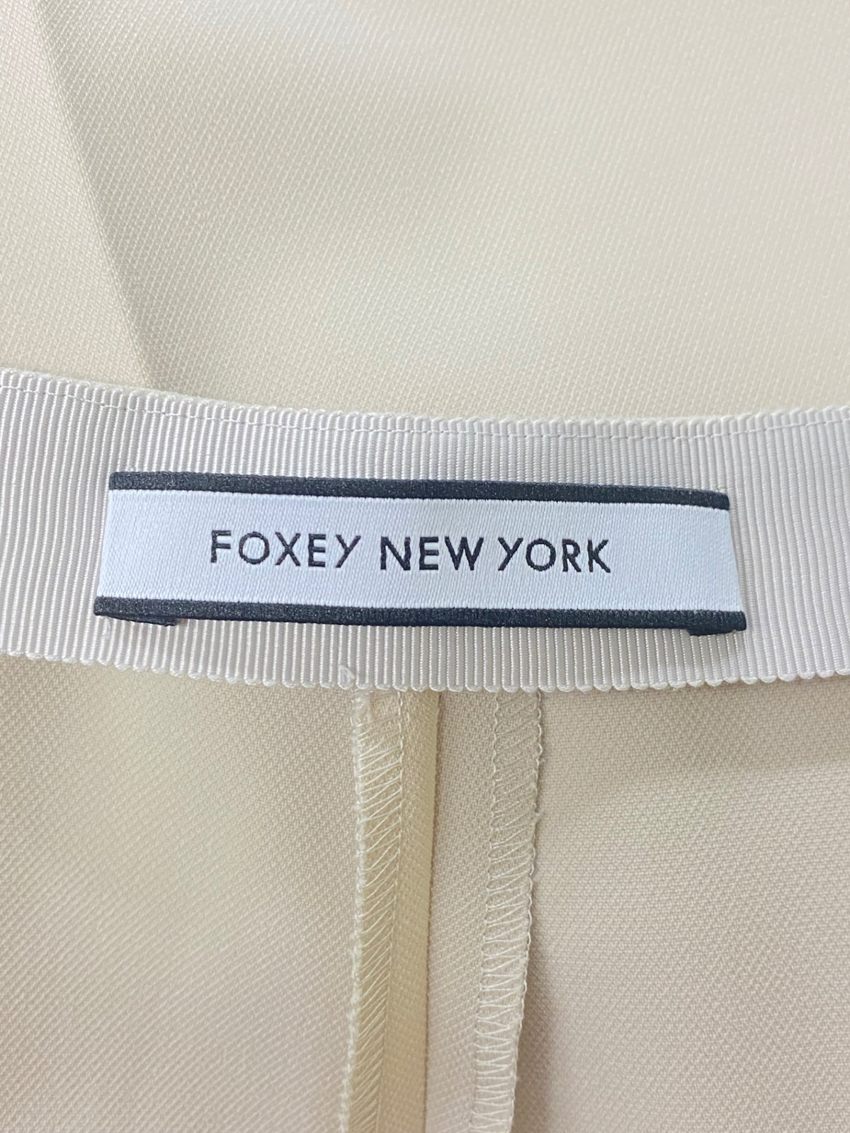フォクシーニューヨーク 39846 パンツ 36 ベージュ ワイド ITXSSR5I374S