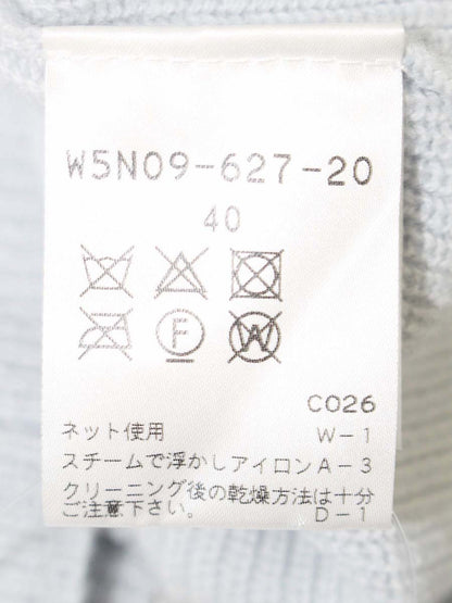 トゥービーシック W5N09-627-20 ニット 40 ブルー Vネック ビジュー IT098FU5GFCO