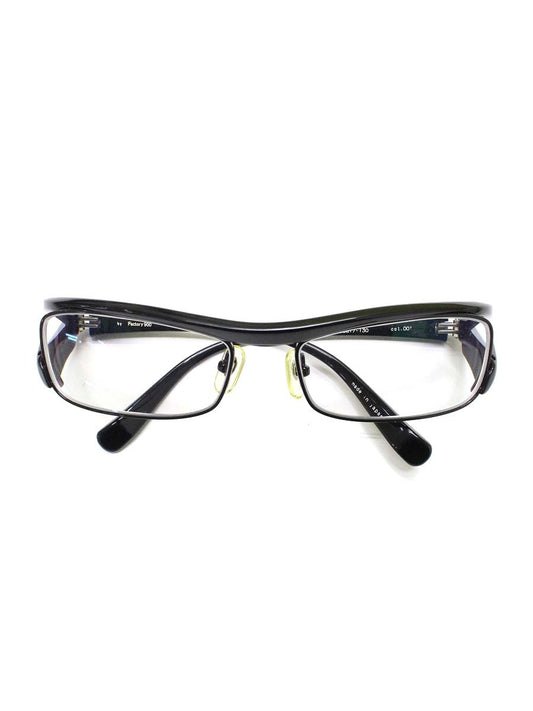 ファクトリー900 FA-213 メガネ ブラック ブローフレーム スクエア ITSP8H3PGYUM