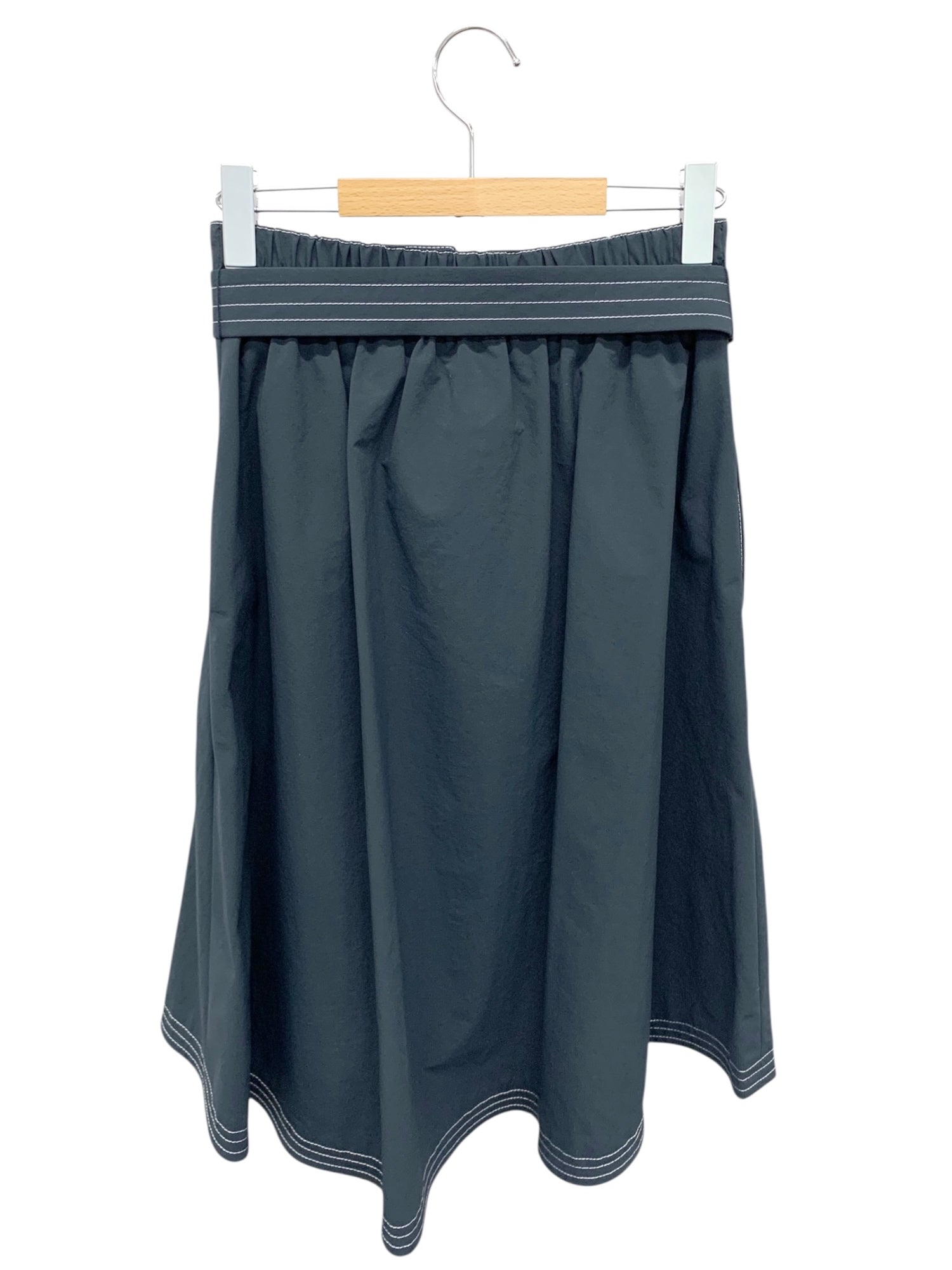 エムズグレイシー Long Tail Skirt 817349 スカート 38 ネイビー