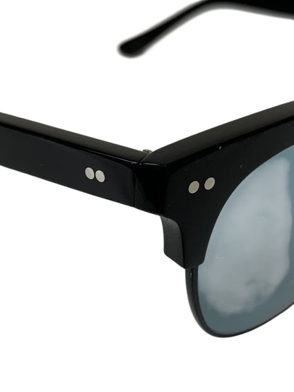 ニュー MILLS サングラス ブラック コンビフレーム フルリム ウェリントン ITYLM64FN7BI