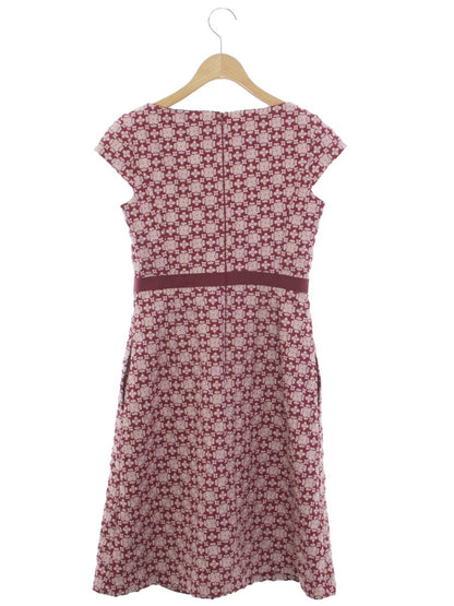 トッカ OPTOHA0250 ワンピース 0 パープル フラワーモチーフ 刺繍 IT55BWDK4E96