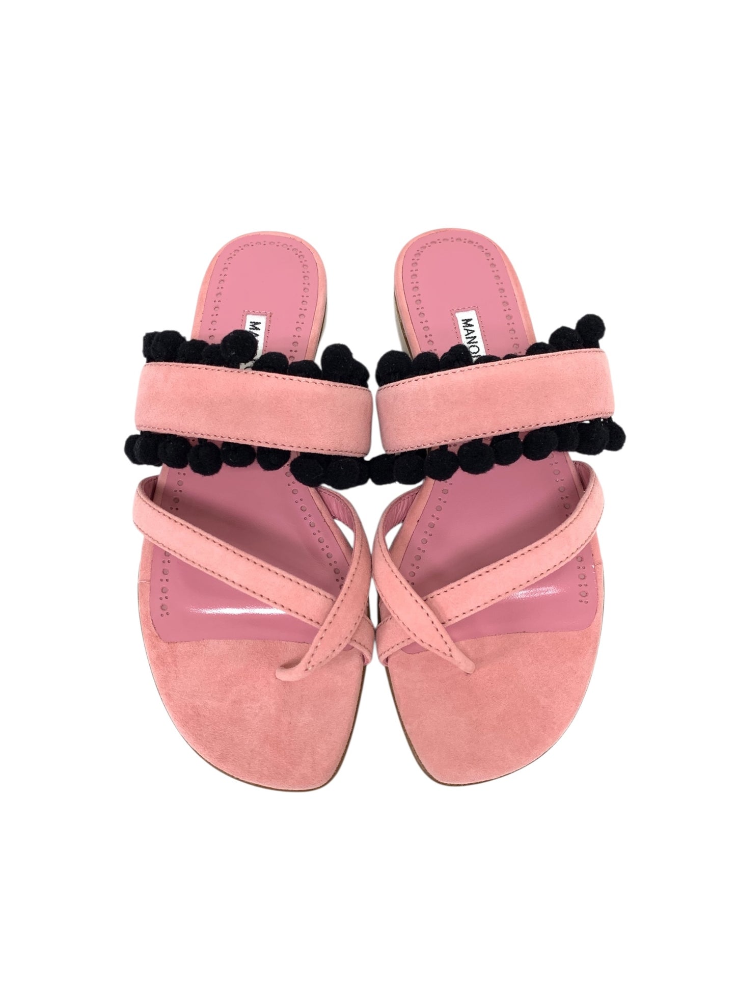 マノロブラニク シューズ 35.5 ピンク スエード ITC1JZZXEX3S 【SALE】