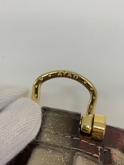 アタオ ロトロ・ヴィトロ  二つ折り財布 グレー 大容量の二つ折り IT5Y4AT3M42S