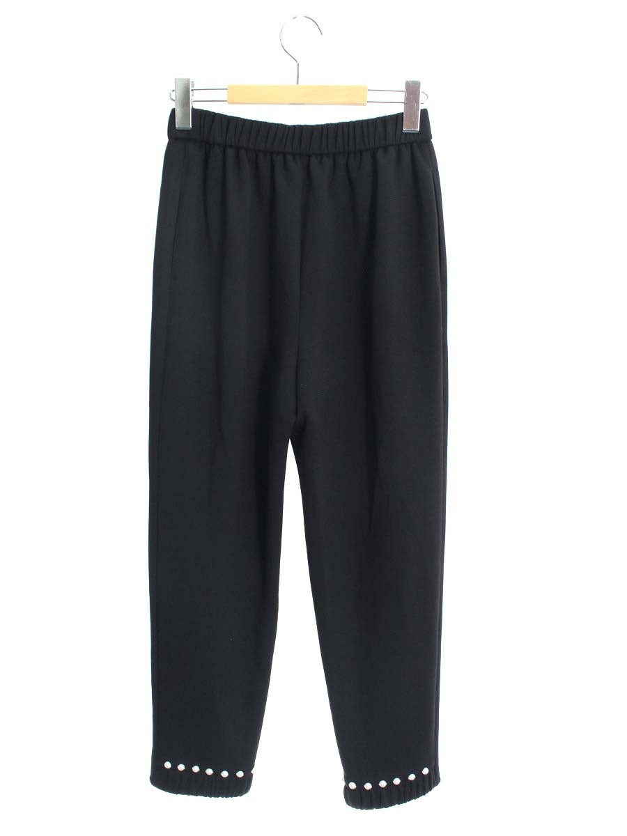 ルネ Lady Sweat Pants 5247990 パンツ 36 ブラック パール ITY7YYMG36X0 【SALE】