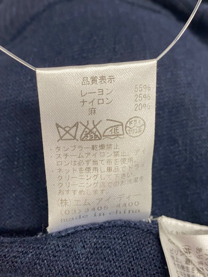 エムプルミエ トップス 36 ネイビー ロング ITQN4RZ1SM4G