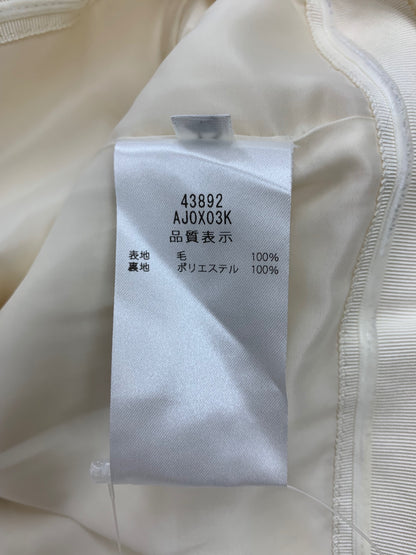 フォクシーブティック 43892 ジャケット 40 アイボリー ノーカラー IT5DKK82V52A