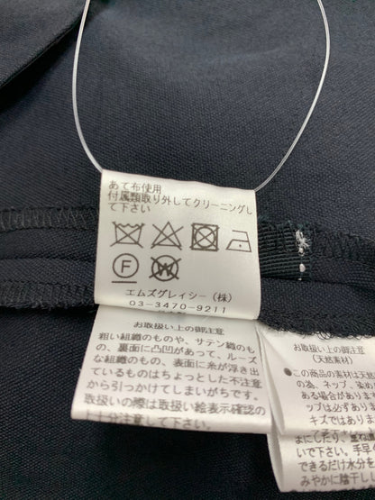 エムズグレイシー 211341 ワンピース 36 ネイビー ステッチ リボン IT0L420QX32W