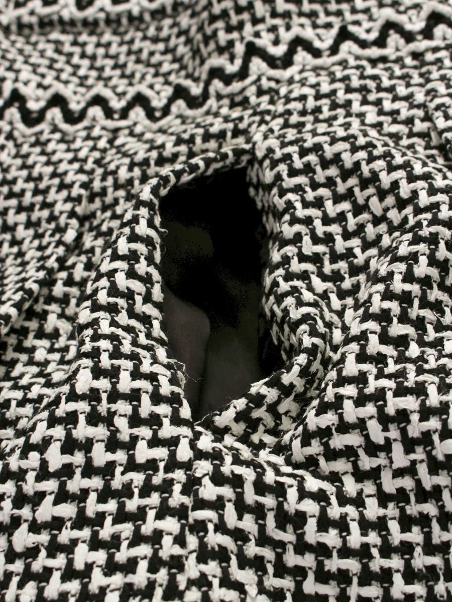 トゥービーシック LINTON W5J57-841-05 ワンピース 40 ホワイト リントン ツイード ITBAIN2HULLO