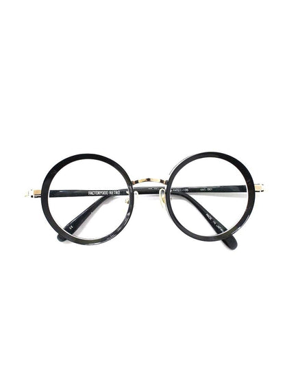 ファクトリー900 RF051 メガネ ブラウン コンビフレーム フルリム ラウンド（丸メガネ） ITCLEUWU8X7S
