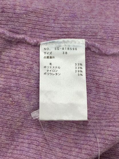 エムズグレイシー Off Shoulder Knit 818596 ニット セーター 38 パープル ITZ63APG5P3U 【SALE】