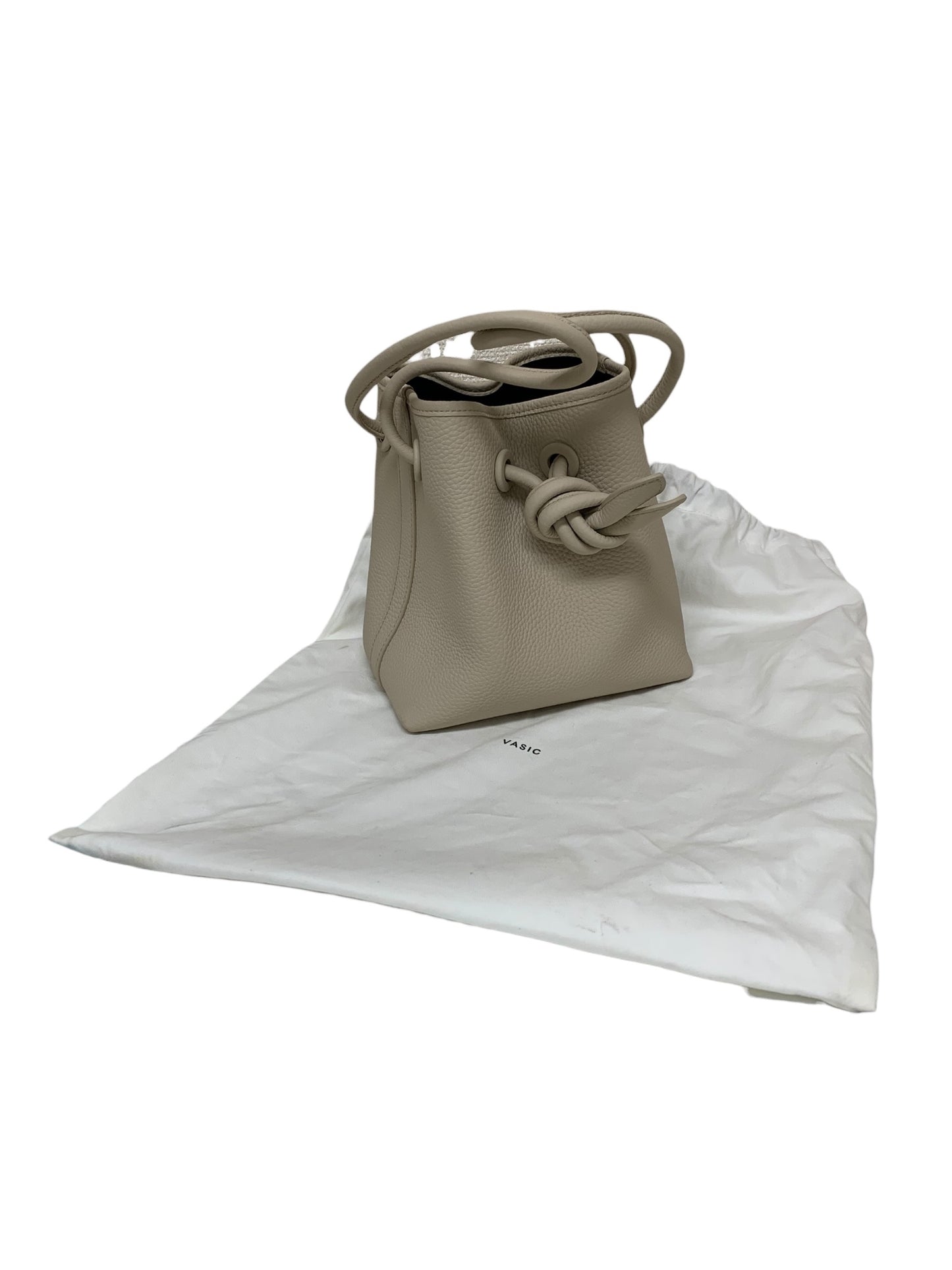 ヴァジック BOND BAG ハンドバッグ ベージュ 巾着 レザー IT70MV9GQQFD